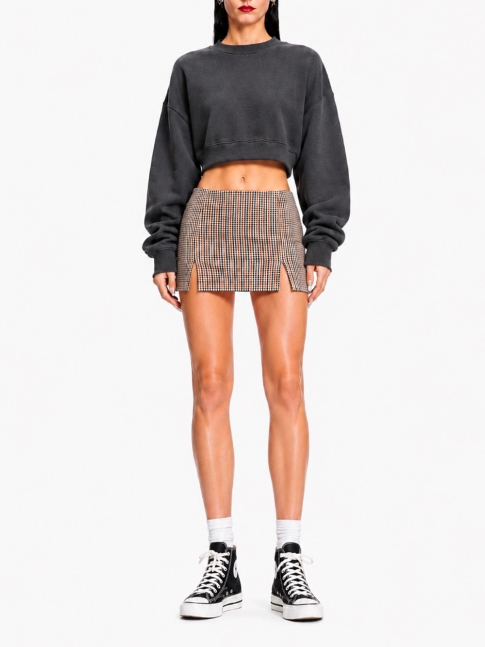 🔥 JOHN GALT Brandy Melville Checked Mini Skirt